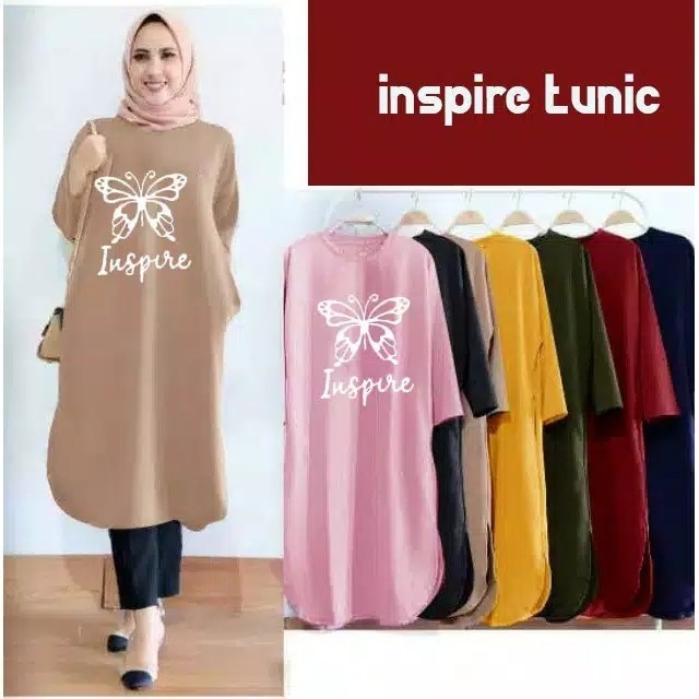 Tunik INSPIRE  KUPU KUPU LD 86 P 76 4