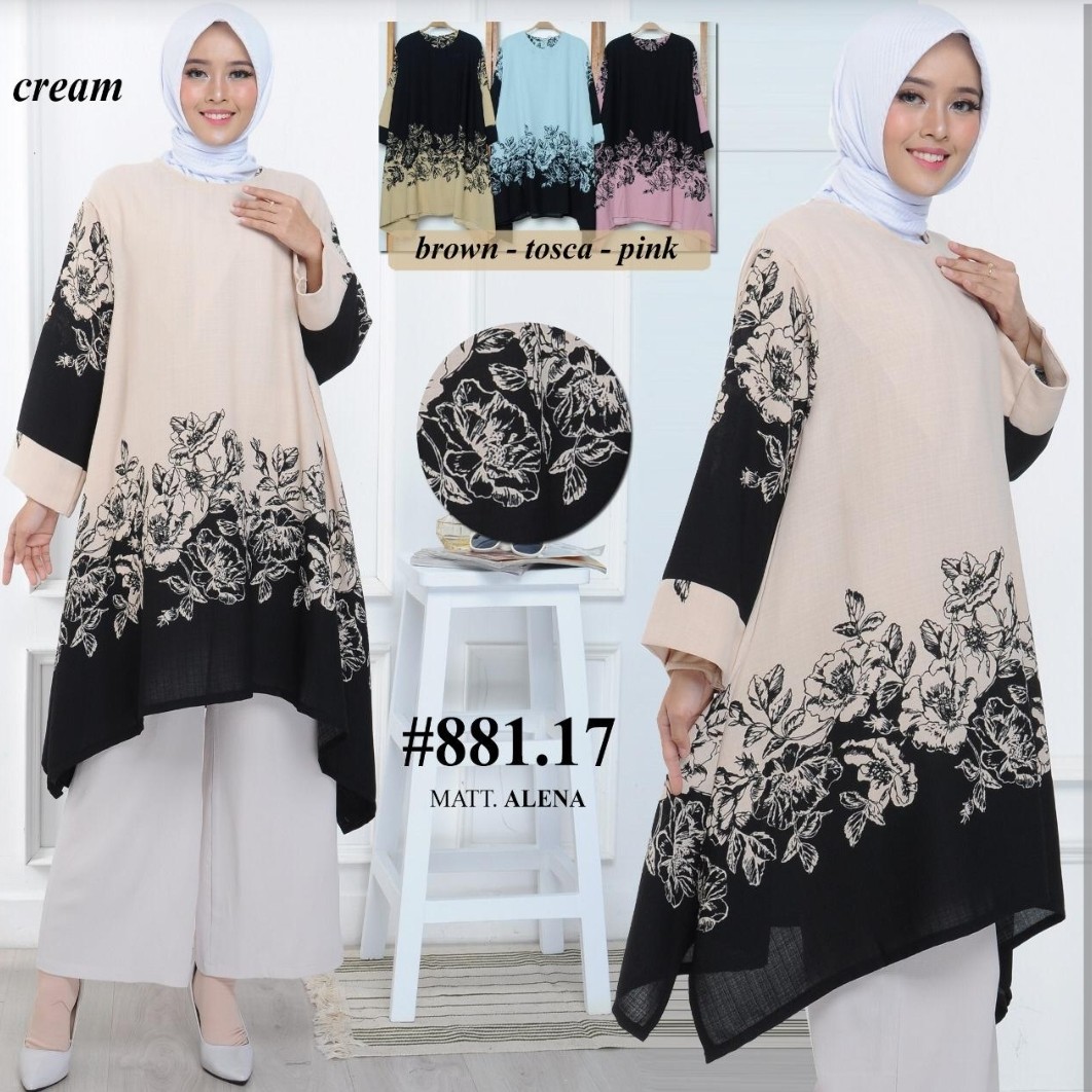 Tunik Jumbo Waka Raisa 4warna