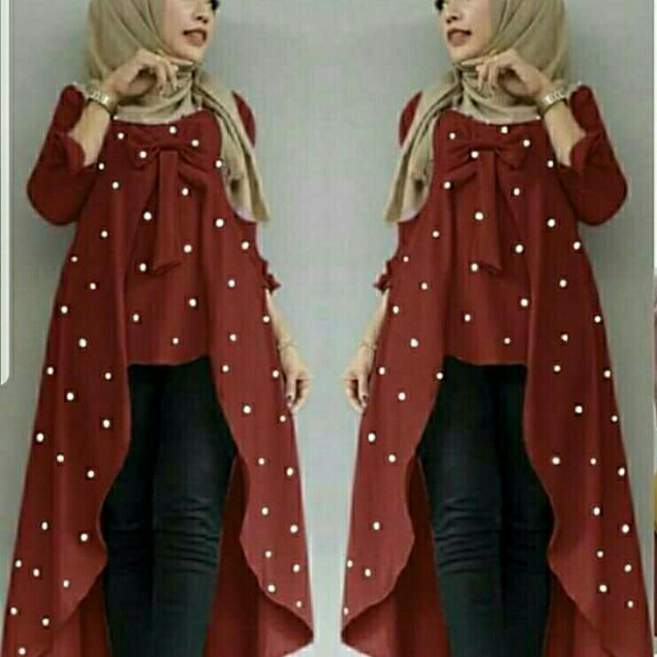 Tunik Viane Jumbo Maroon