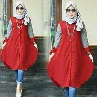 Tunik rosela red 