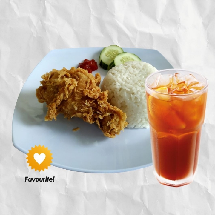 UFC Fried Chicken Free Iced Tea