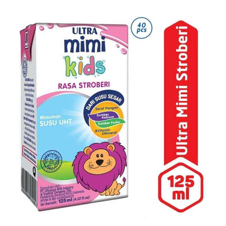 ULTRA MILK STRAWBERRY TETRAPACK 125 ML