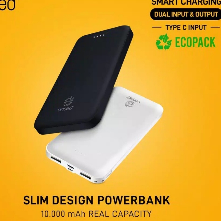 Power Bank UNEED EasyBox A 10 10000mAh Smart Charging 2 1A 3