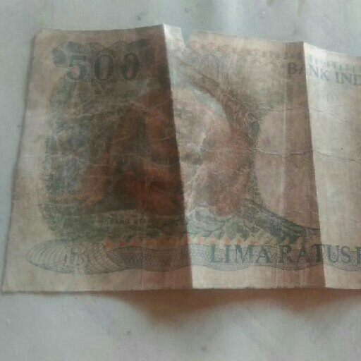 Uang Kertas 500 Rupiah Tahun 1992