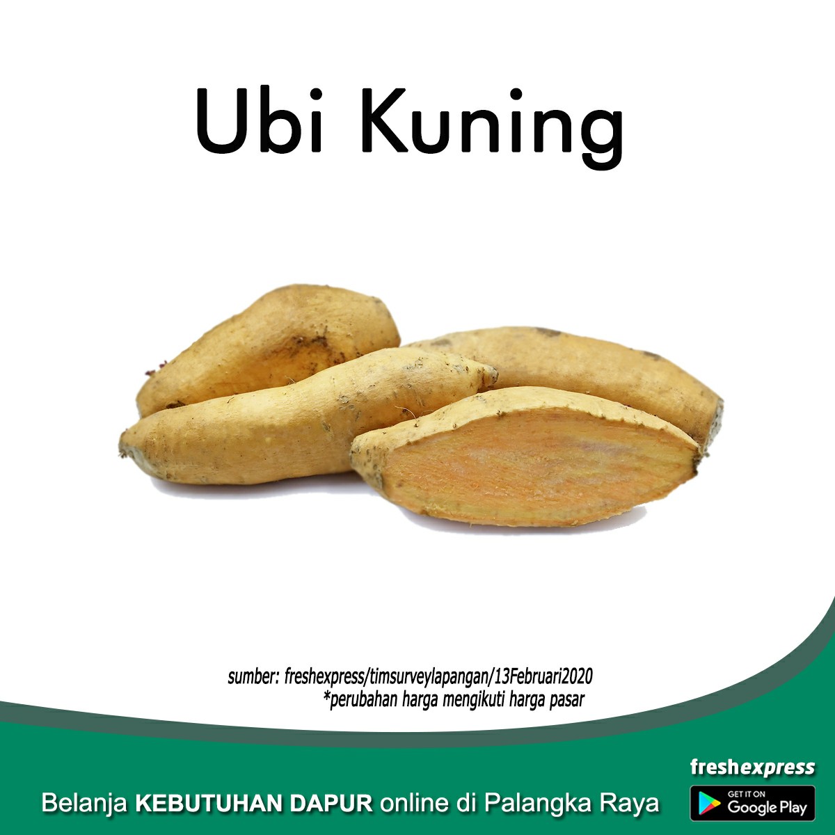 Ubi Kuning 500 Gram