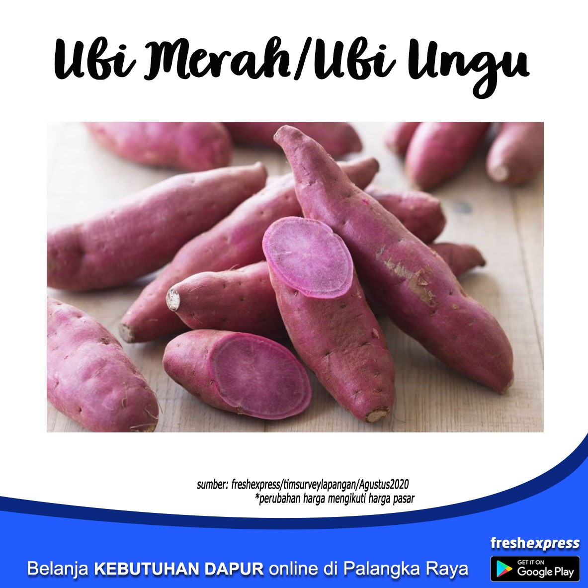 Ubi Merah-Ungu 1 Kg