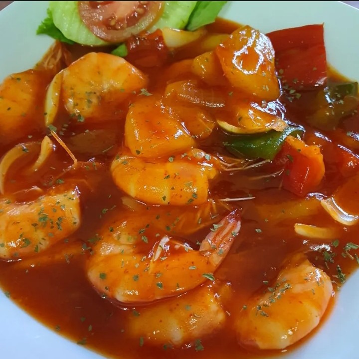 Udang Asam Manis Pedas