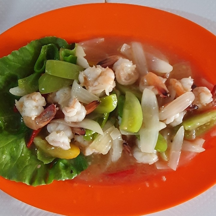 Udang Cah Cabe Hijau