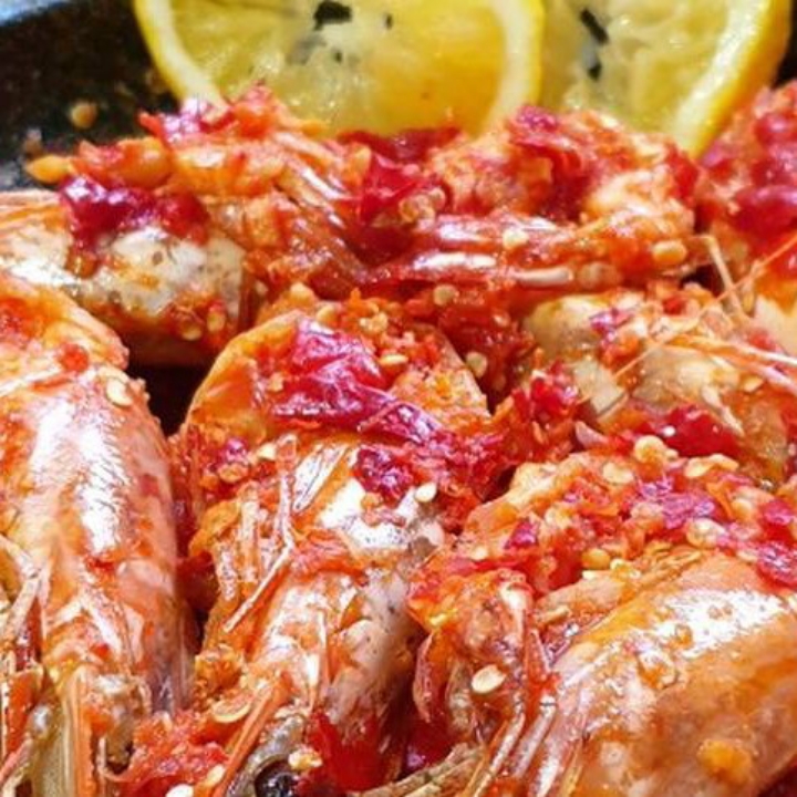 Udang Cobek Bakar