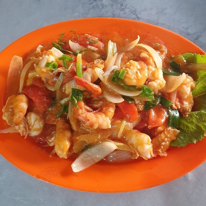 Udang Gala Saus Padang