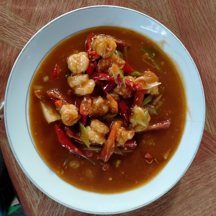 Udang Goreng Rica Rica