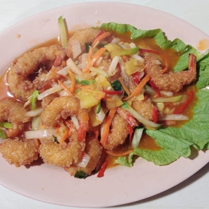 Udang Goreng Tepung Asam Manis