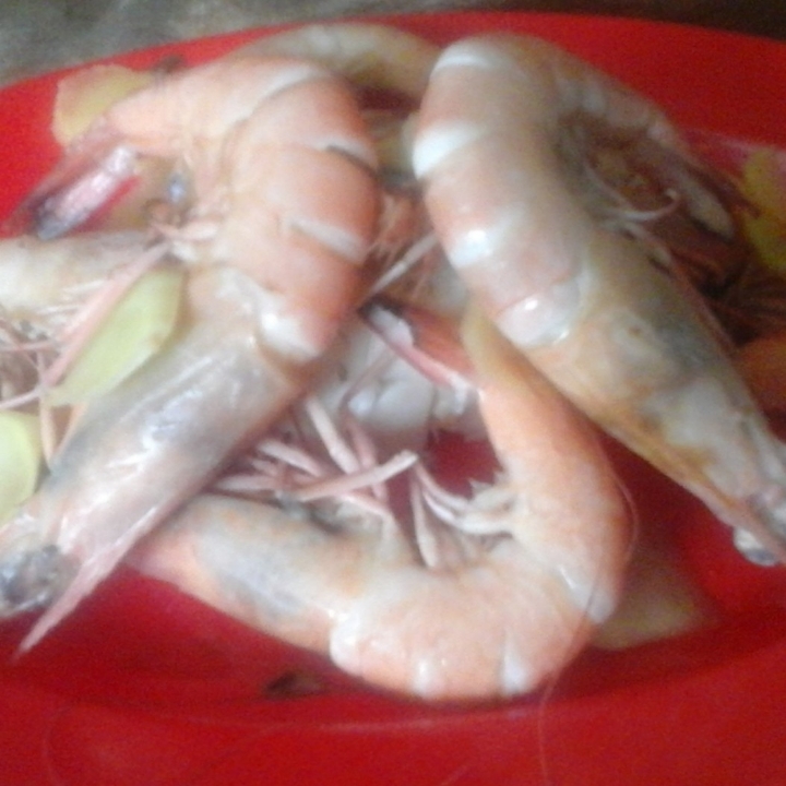Udang Rebus 