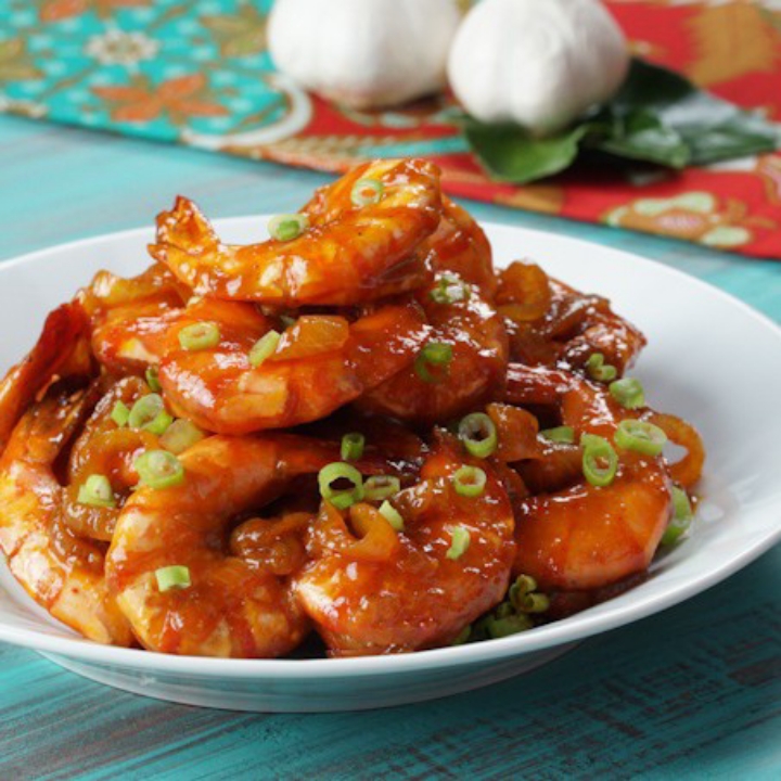 Udang Saos Pedas Manis