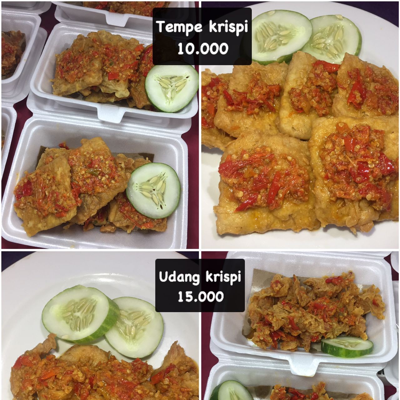 Udang dan Tempe Krispi