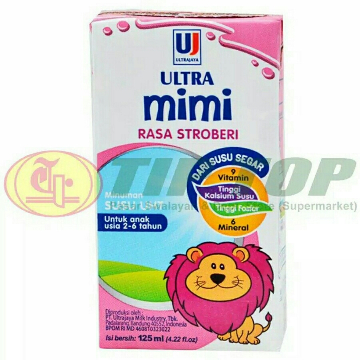 Ultra Mimi Susu Strawbery 125 Ml