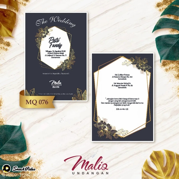 Undangan Blanko Maliq 076