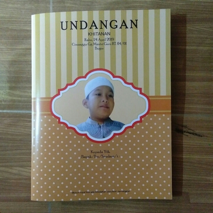 Undangan Khitanan WM02