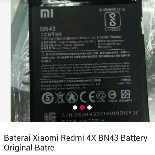 Untuk Redmi 4x