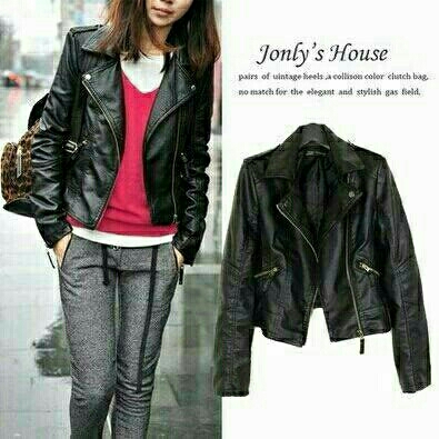 V7 Jaket Kulit Jolly