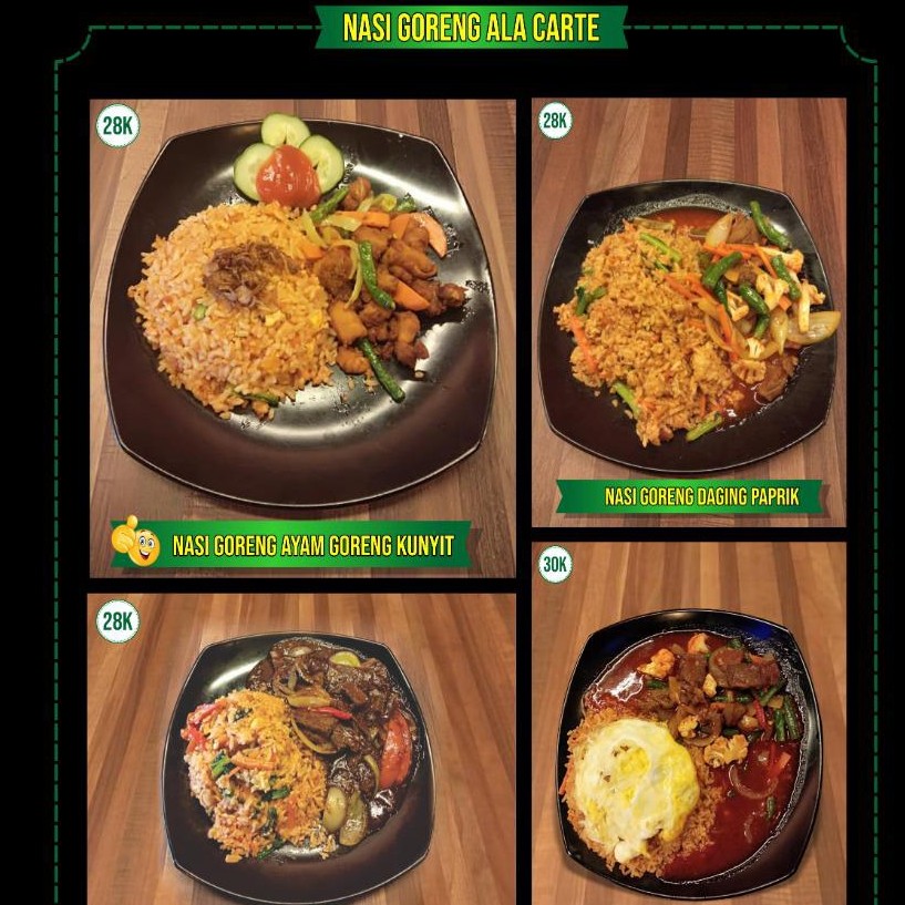 VARIAN NASI GORENG ALA CARTE