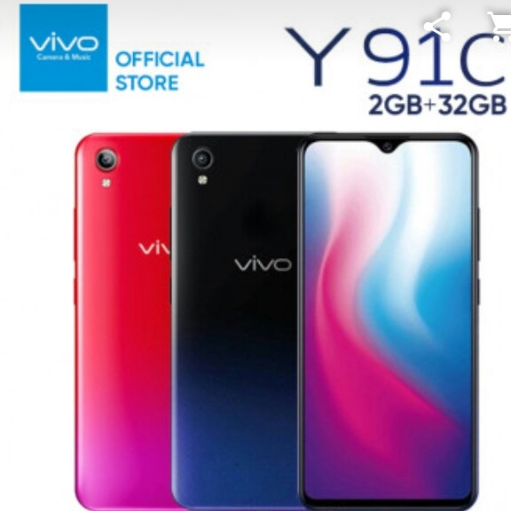 C12-VIVO Y91C RAM 2GB ROM 32GB 4000MAH MERK VIVO