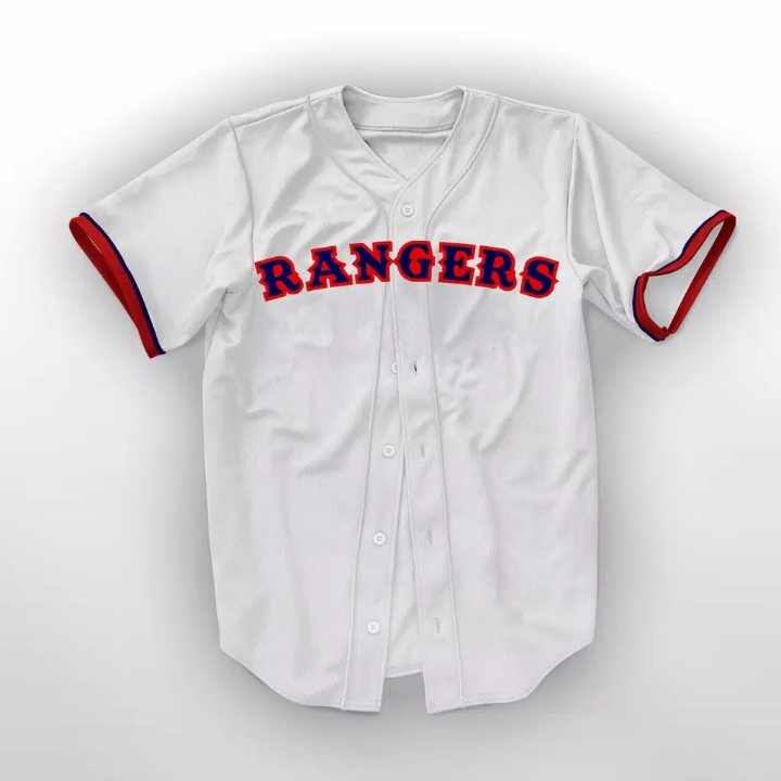 VM - Baju Baseball Rangers Unisex