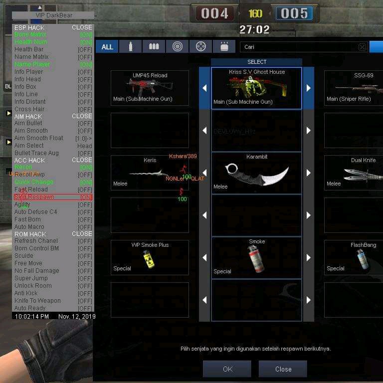 CHEAT POINT BLANK Dan ROS