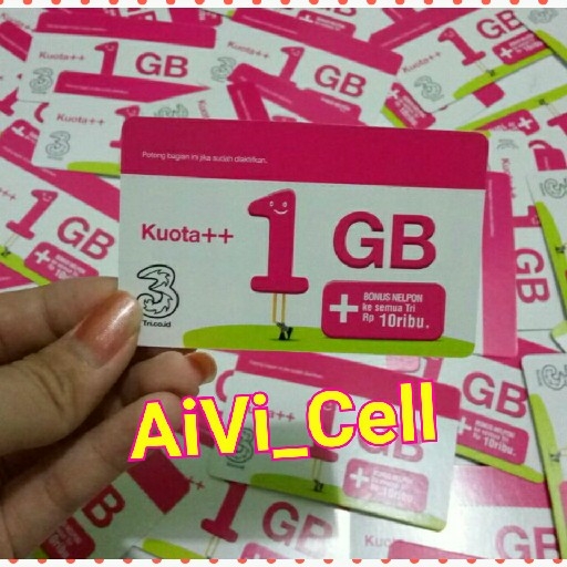 VOUCHER KUOTA TRI 1GB 