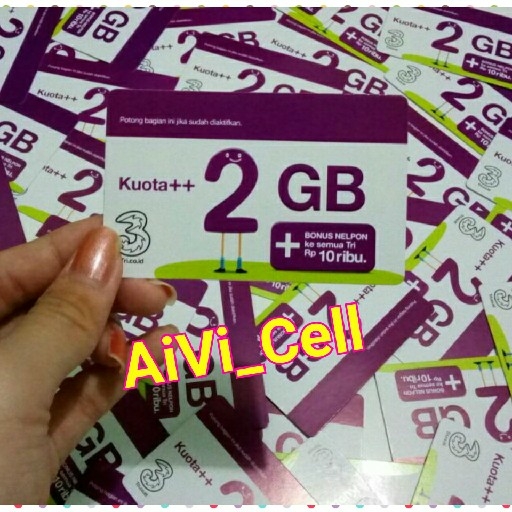 VOUCHER KUOTA TRI 2GB 