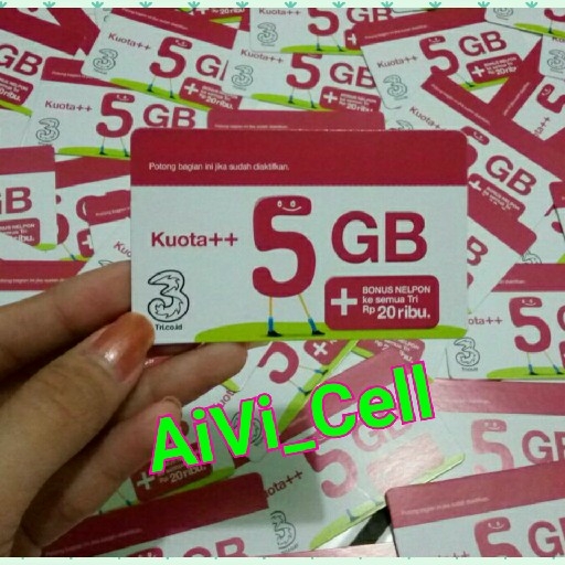 VOUCHER KUOTA TRI 5GB