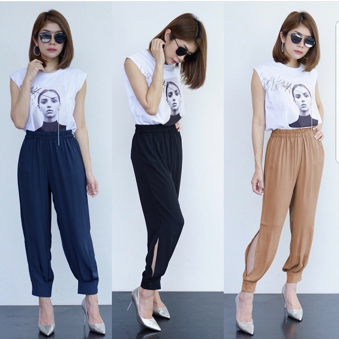 Vallerie Slit Pants 3warna