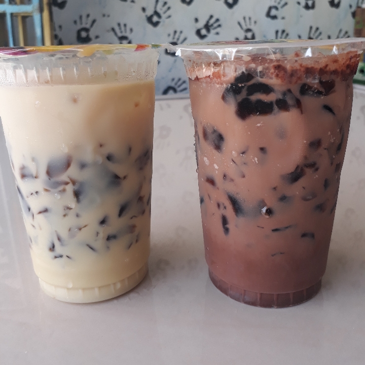 Vanilla Latte Cincau