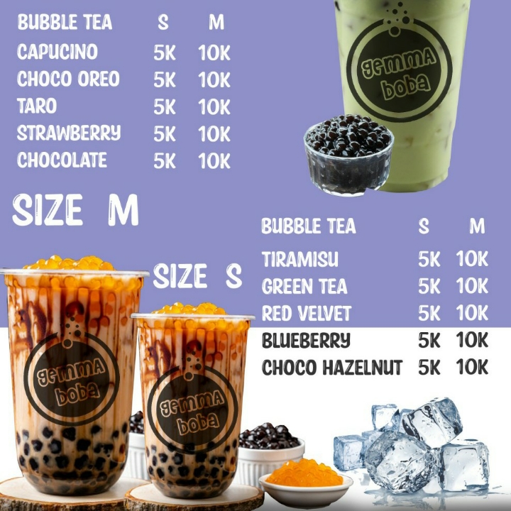 Varian Rasa Gemma boba