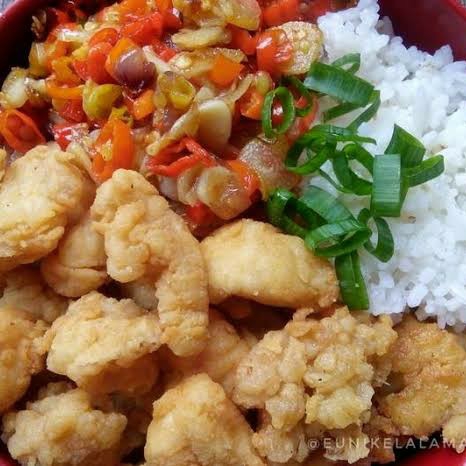 Vegetarian Rice Bowl Sambel Matah
