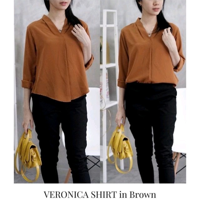 Veronica Shirt Brown