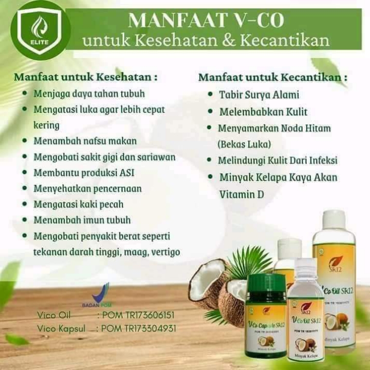 Vico SR12 Minyak Kelapa Asli 2
