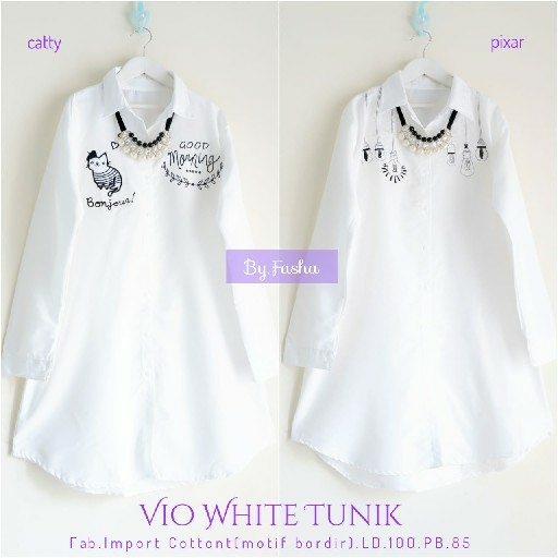 Vio White Tunik