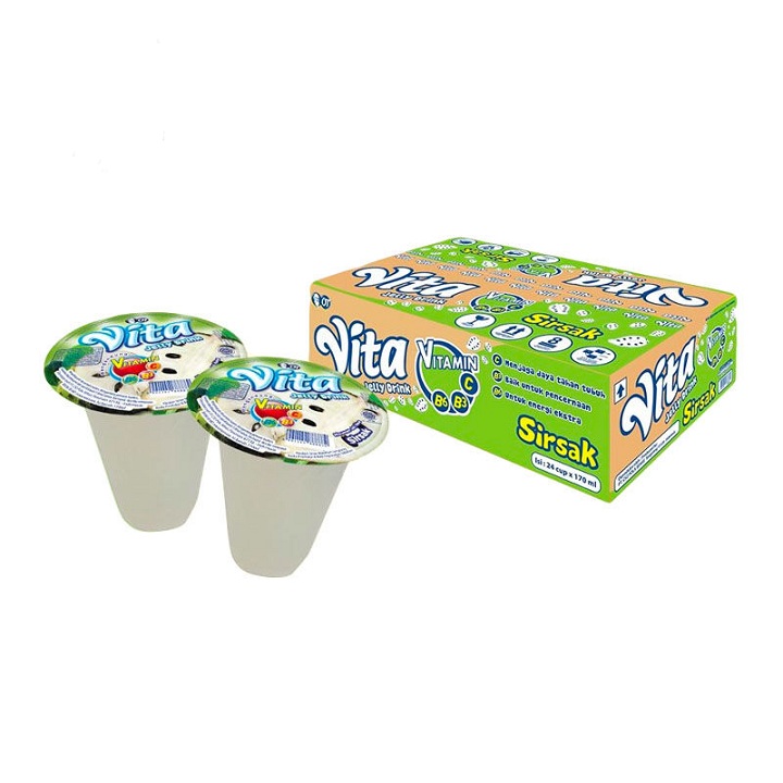 Vita Jelly Drink Sirsak 170ml Dus