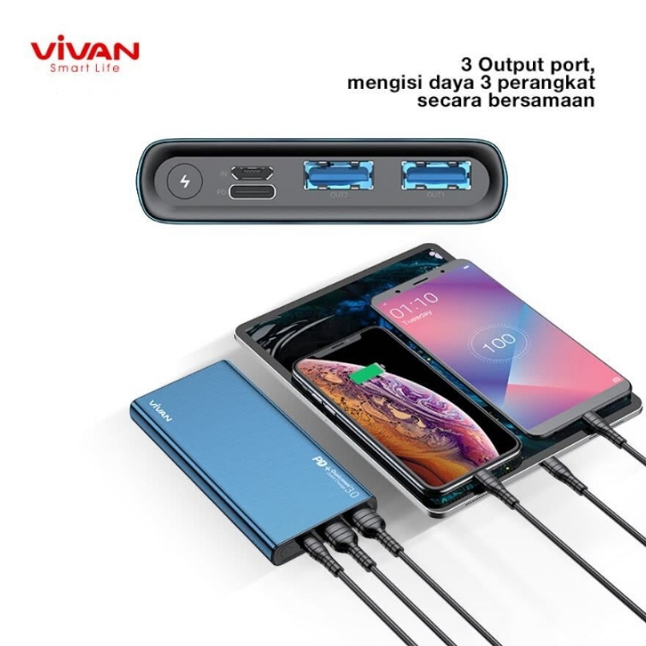 Vivan Power Bank VPB-F10S 10000mAh 3