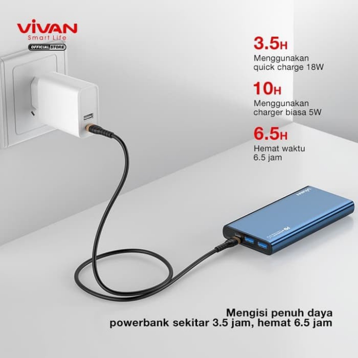 Vivan Power Bank VPB-F10S 10000mAh 5