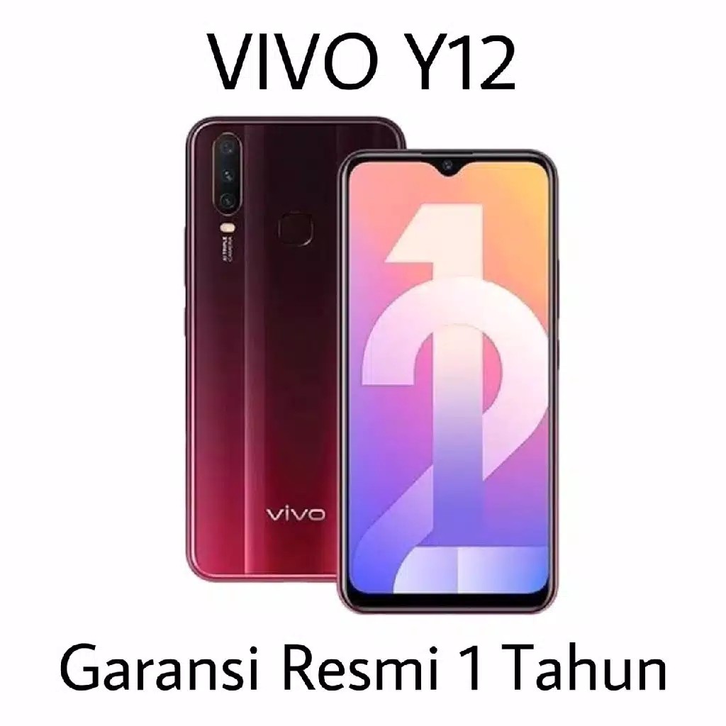 Vivo Y12 RAM 3GB ROM 32GB Garansi Resmi