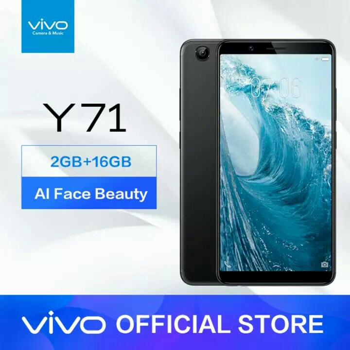 Vivo Y71 2GB RAM16GB ROM - Black