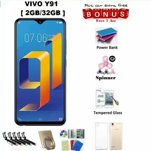 Vivo Y91 Ram 2GB32GB - Bisa Cicilan Tanpa Kartu Kredit  Free 7 Items