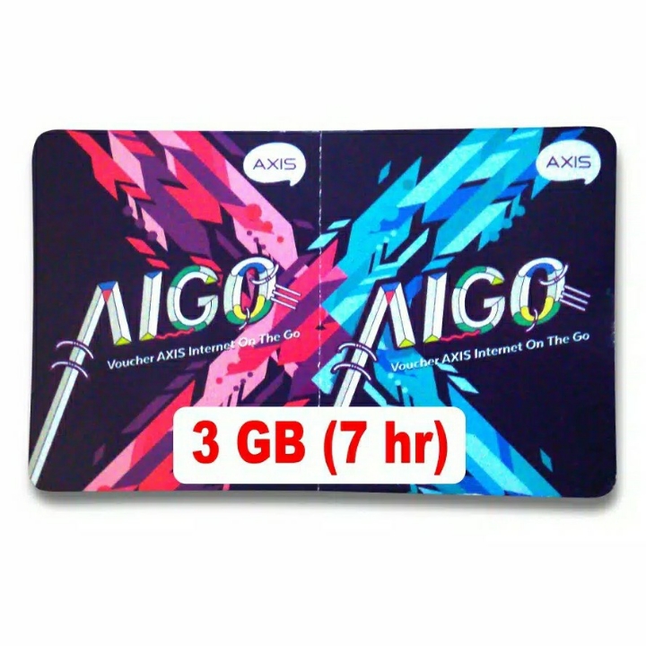 Voucher Kuota Axis 3gb 7hr
