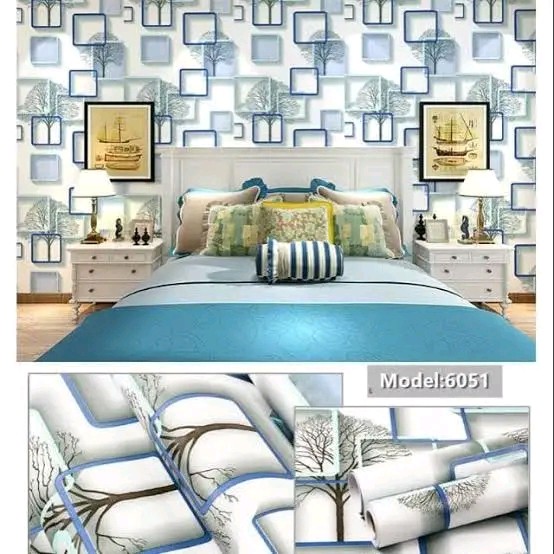 WALLPAPER DINDING BOBI 6051SIZE 45CM x 10M