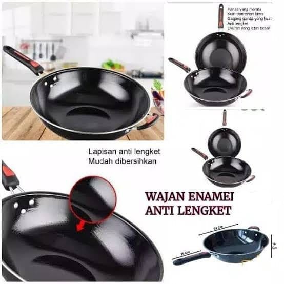 Wajan Enamel