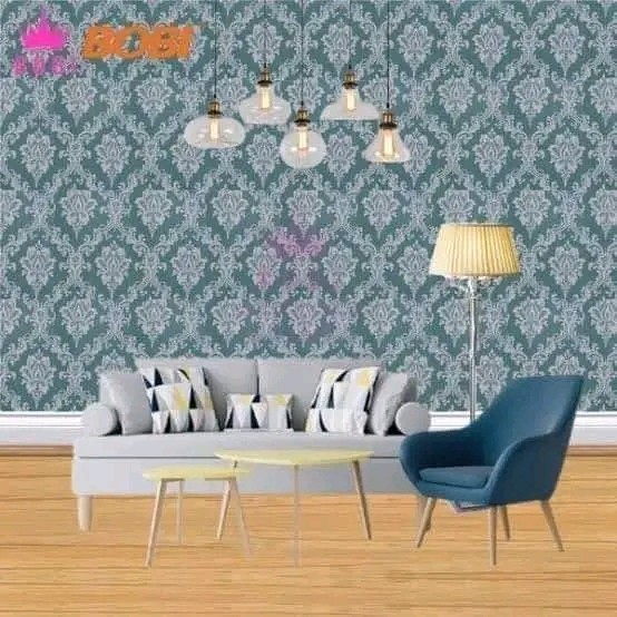Wallpaper Crystal Putih Biru