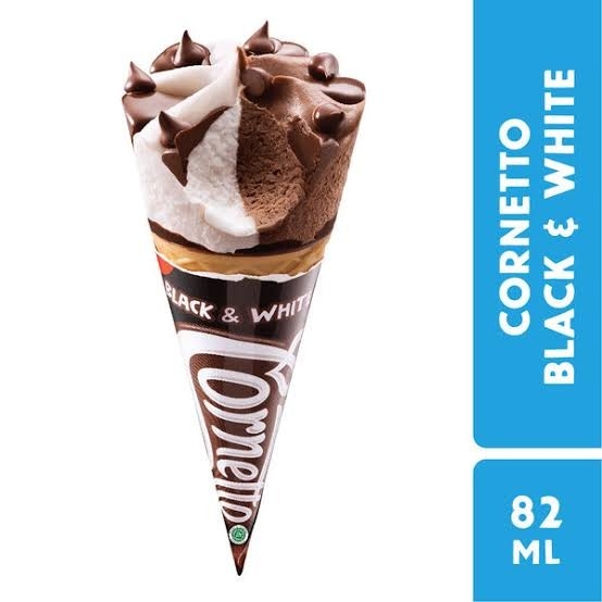 Walls Cornetto Black White 82ml