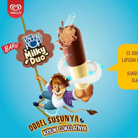 Walls Paddle Pop Milky Duo